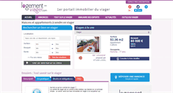 Desktop Screenshot of logement-viager.com